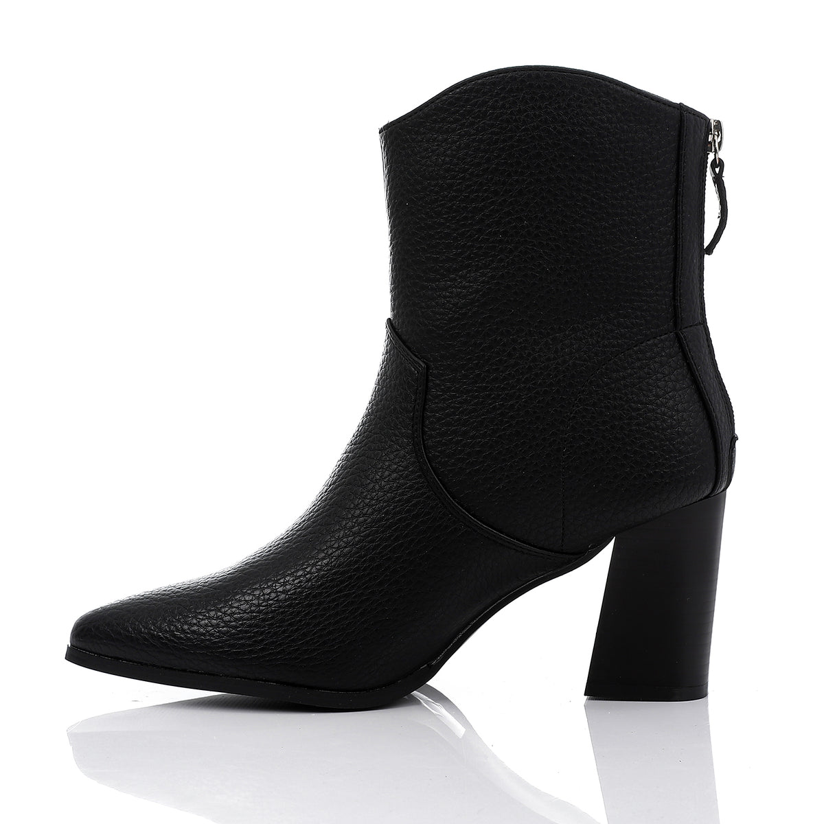 SUN-DVTF-002 Triangular Toecap Heeled Boot