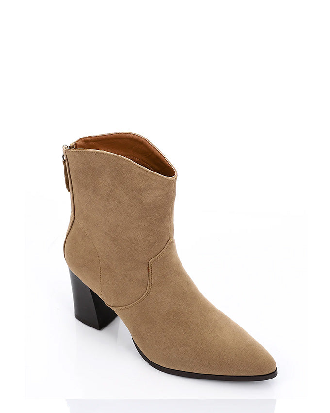 SUN-DVTF-002 Triangular Toecap Heeled Boot