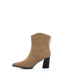 SUN-DVTF-002 Triangular Toecap Heeled Boot