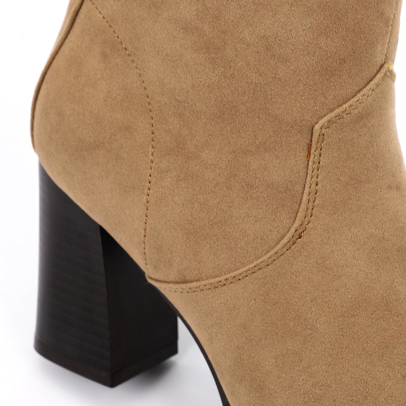 SUN-DVTF-002 Triangular Toecap Heeled Boot