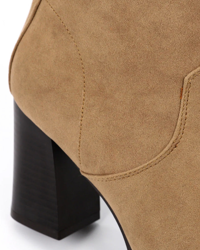 SUN-DVTF-002 Triangular Toecap Heeled Boot