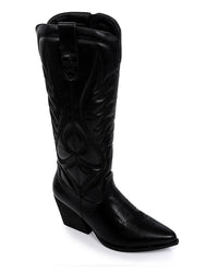 SUN-DVTF-003 Mid Heel Cowboy Boot