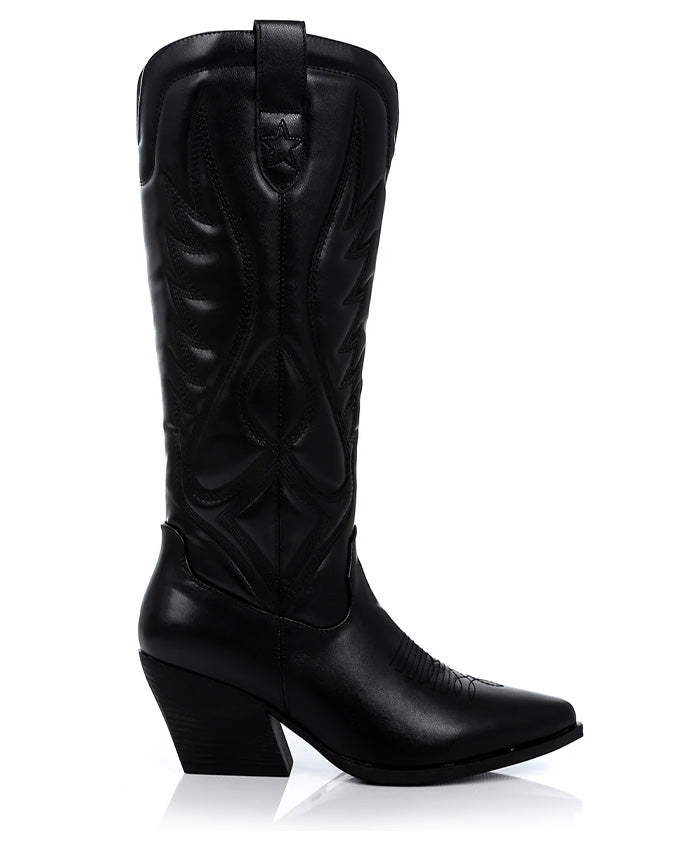 SUN-DVTF-003 Mid Heel Cowboy Boot