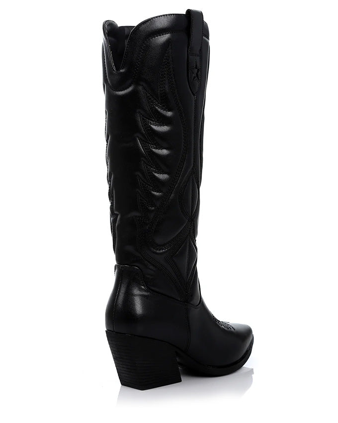 SUN-DVTF-003 Mid Heel Cowboy Boot