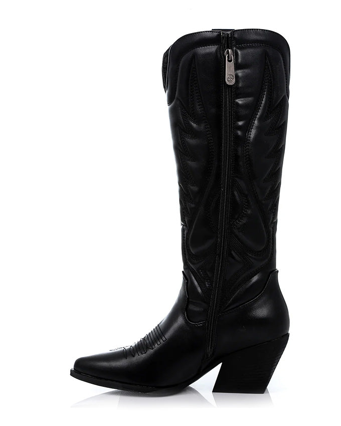 SUN-DVTF-003 Mid Heel Cowboy Boot