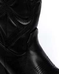 SUN-DVTF-003 Mid Heel Cowboy Boot