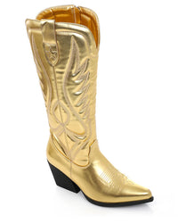 SUN-DVTF-003 Mid Heel Cowboy Boot