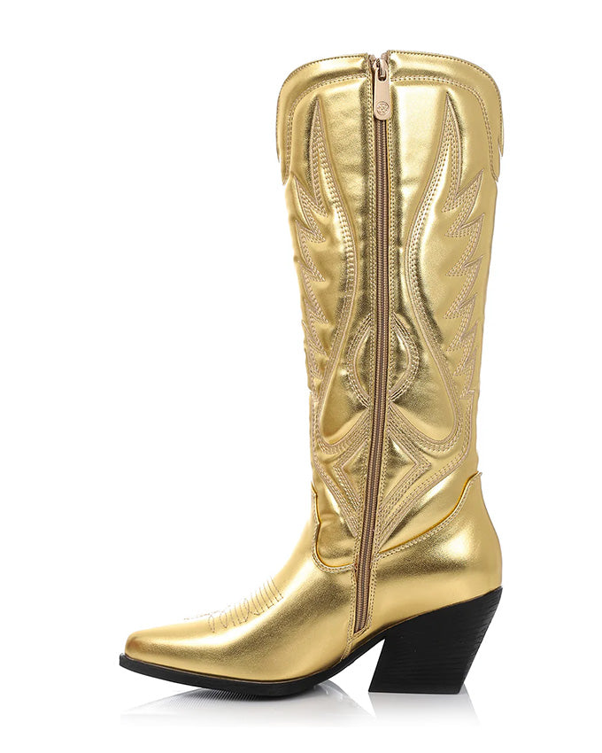 SUN-DVTF-003 Mid Heel Cowboy Boot