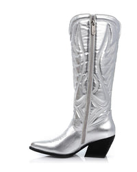 SUN-DVTF-003 Mid Heel Cowboy Boot