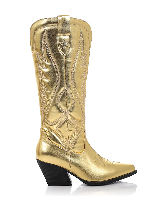 SUN-DVTF-003 Mid Heel Cowboy Boot