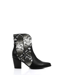 SUN-DVTF-005 Toecap Reptile Ankle Boot