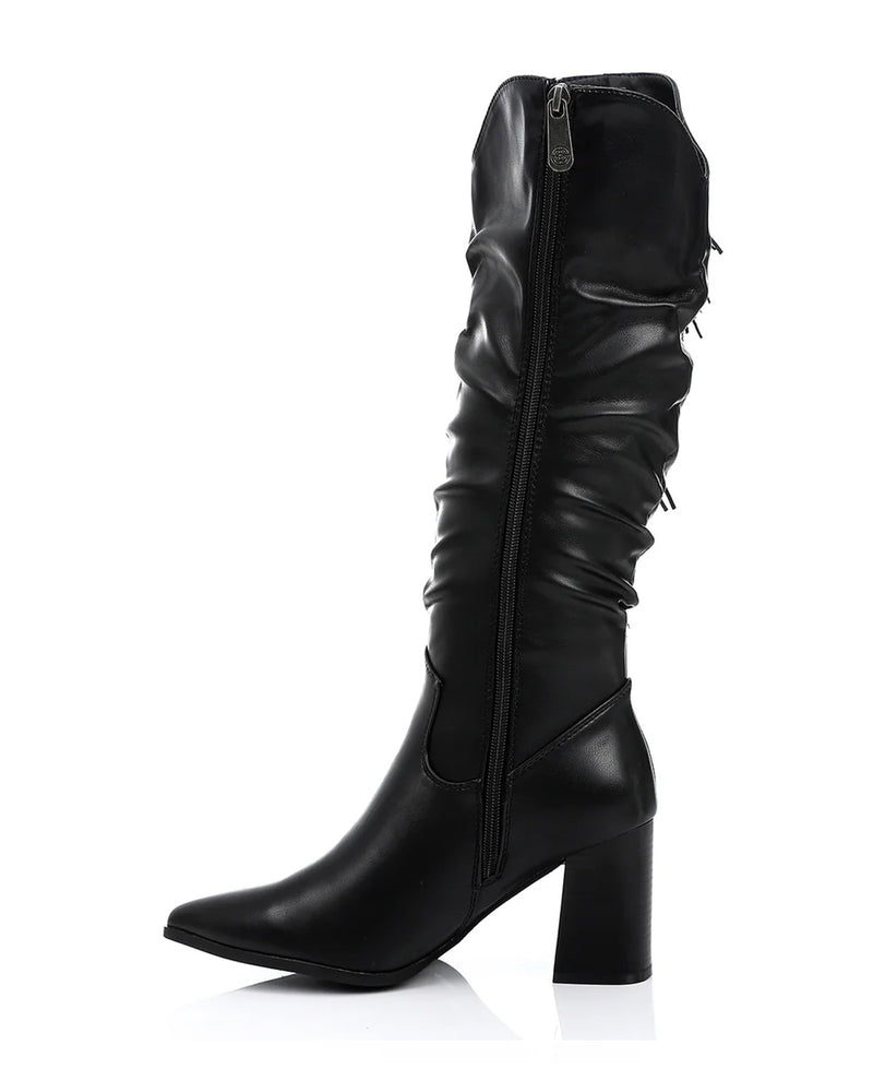 SUN-DVTF-007 Side Fringes Zipper high boot