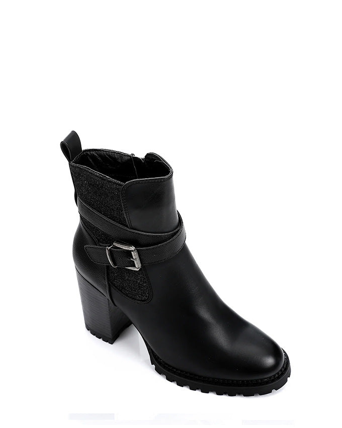 SUN-DVTF-009 Leather Ankle Boot