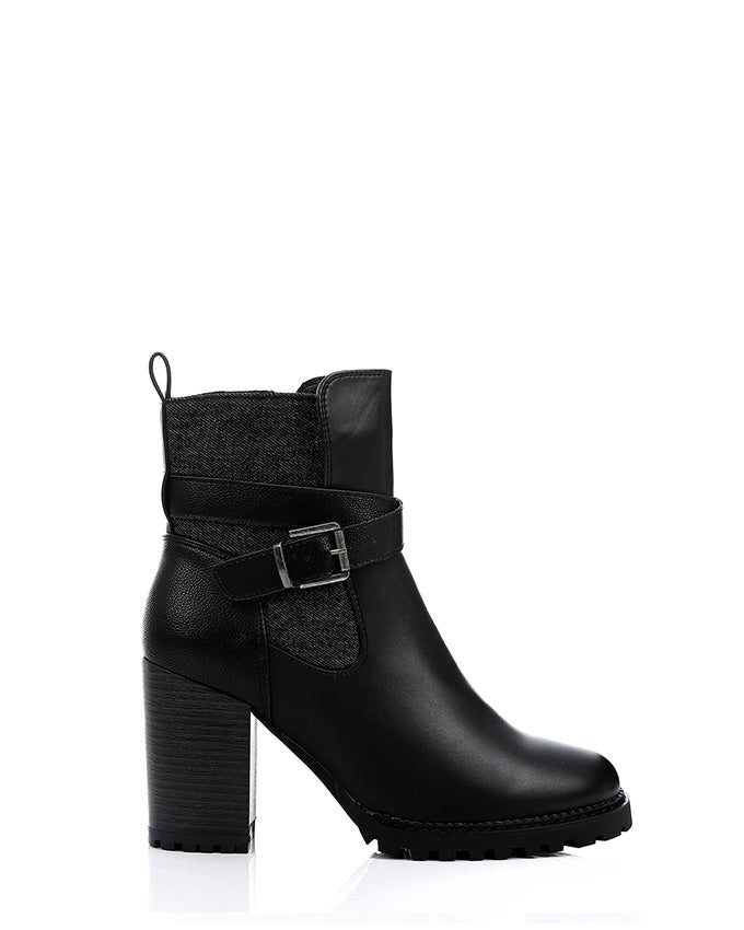SUN-DVTF-009 Leather Ankle Boot