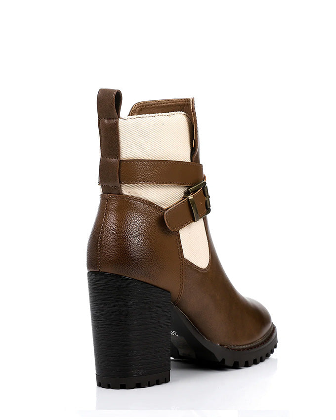 SUN-DVTF-009 Leather Ankle Boot