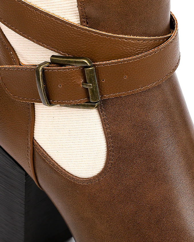 SUN-DVTF-009 Leather Ankle Boot