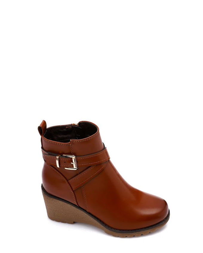 SUN-DVTH-011  Wedge Ankle Boot
