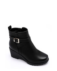 SUN-DVTH-011  Wedge Ankle Boot