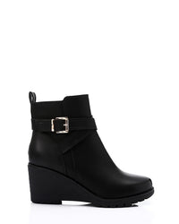 SUN-DVTH-011  Wedge Ankle Boot
