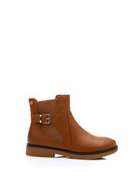 SUN-DVTH-022 Leather Ankle Boot