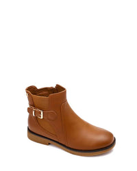 SUN-DVTH-022 Leather Ankle Boot