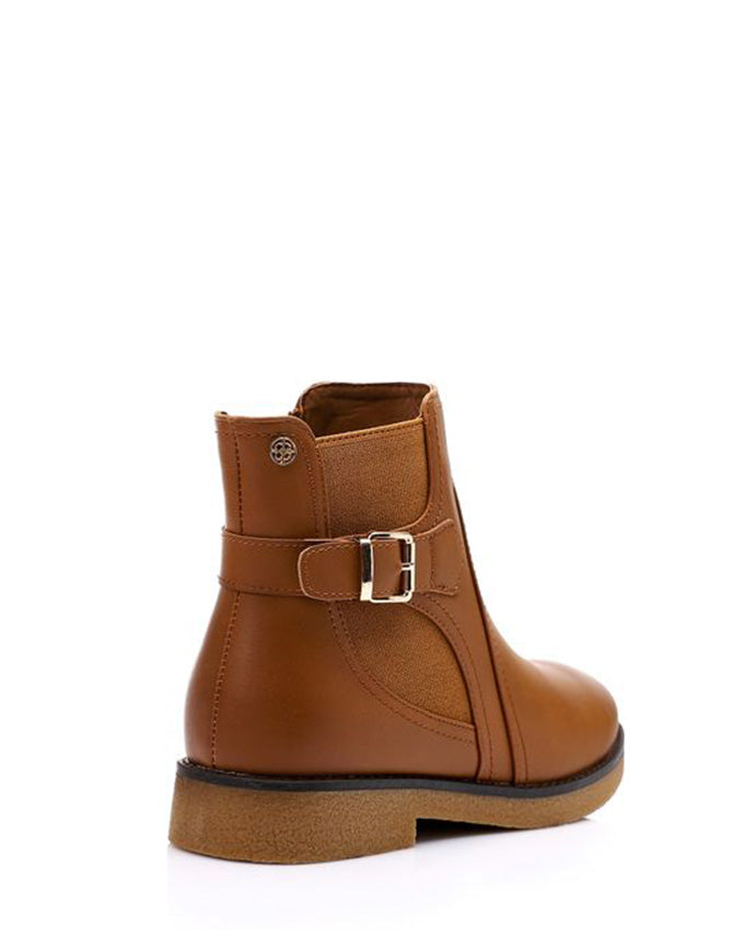 SUN-DVTH-022 Leather Ankle Boot