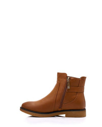 SUN-DVTH-022 Leather Ankle Boot