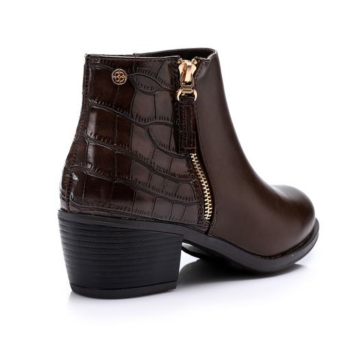 SUN-DVTH-023 Leather Ankle Boots