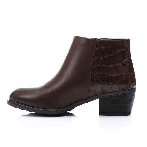 SUN-DVTH-023 Leather Ankle Boots