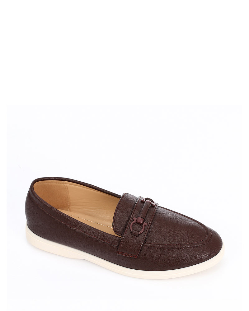 WAH-DVTV-001 Leather Loafers Flats