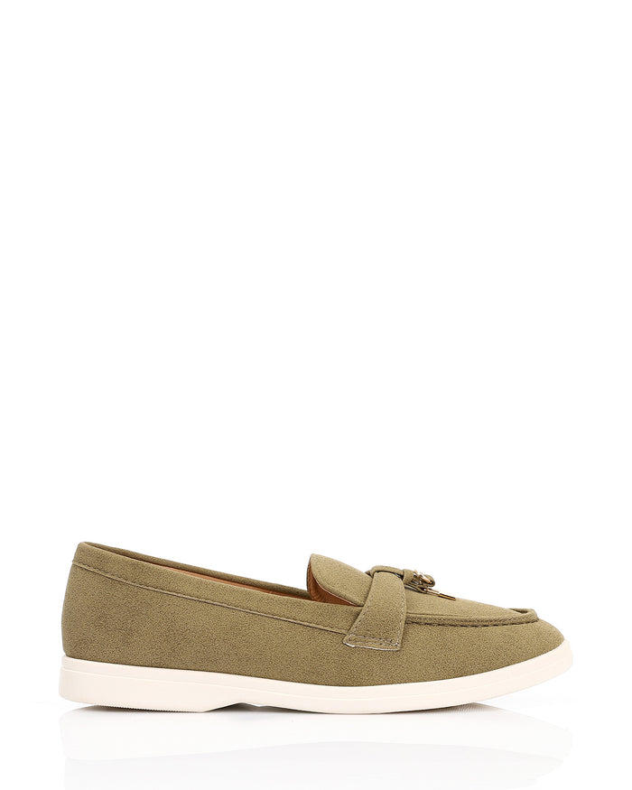 WAH-DVTV-002 Suede Loafers Flats