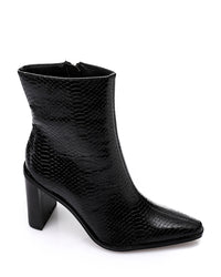 XKK-DVTH-011 Leather Heeled Ankle Boot