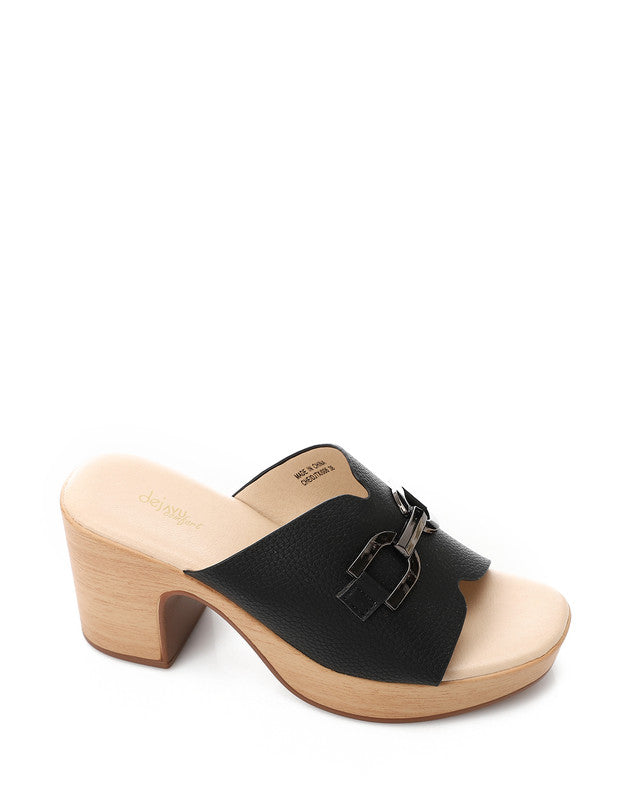 CHE-DJTX-006 Block Slipper Shoes