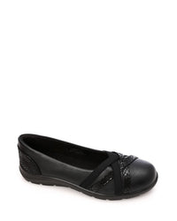 CHE-DVTS-013 Cross Strap Reptile Comfort Ballerina