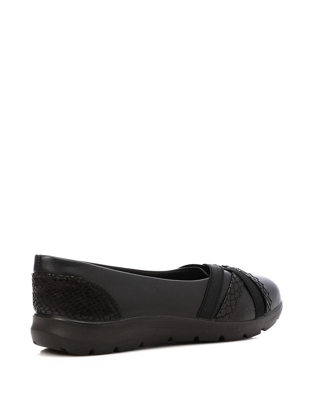 CHE-DVTS-013 Cross Strap Reptile Comfort Ballerina