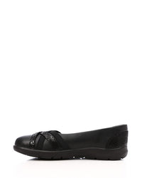 CHE-DVTS-013 Cross Strap Reptile Comfort Ballerina