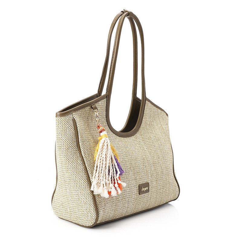 DEE-DJTX-003 Suede Detail Shoulder Bag