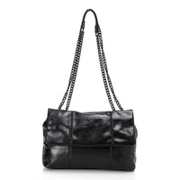 DEE-DVTS-003 Crinkle Patent Chain Shoulder Bag