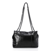 DEE-DVTS-003 Crinkle Patent Chain Shoulder Bag