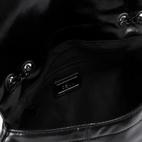 DEE-DVTS-003 Crinkle Patent Chain Shoulder Bag