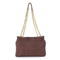 DEE-DVTS-003 Crinkle Patent Chain Shoulder Bag