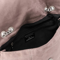 DEE-DVTS-003 Crinkle Patent Chain Shoulder Bag