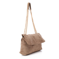DEE-DVTS-003 Crinkle Patent Chain Shoulder Bag