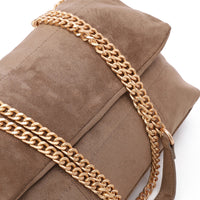 DEE-DVTS-003 Crinkle Patent Chain Shoulder Bag
