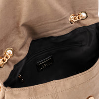 DEE-DVTS-003 Crinkle Patent Chain Shoulder Bag