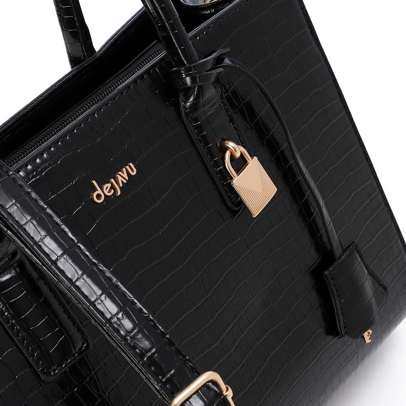 DEE-DVTS-005 Croc Embossed Tote Bag