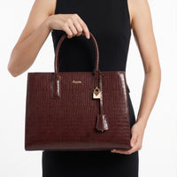 DEE-DVTS-005 Croc Embossed Tote Bag