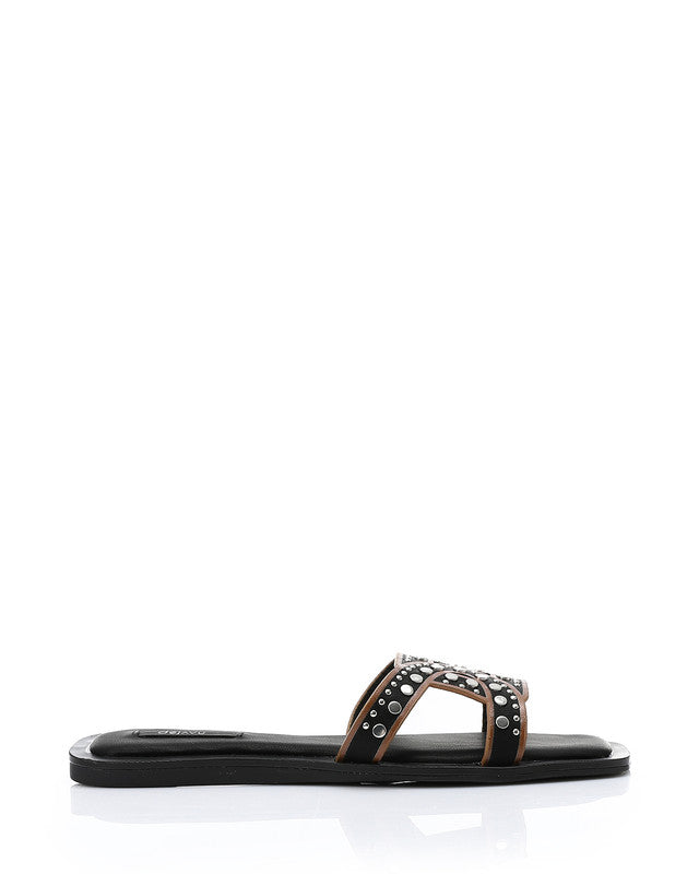 FAN-DJTV-011 Studded Toe Shape Slipper