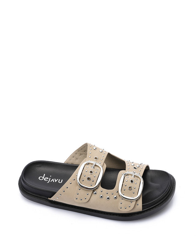 FAN-DJTV-020 Rebal Buckle Slide Slipper