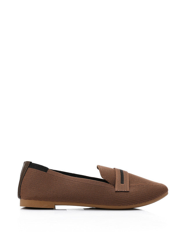FAN-DJTV-025 Semi Square Toe Shape Flat Shoes